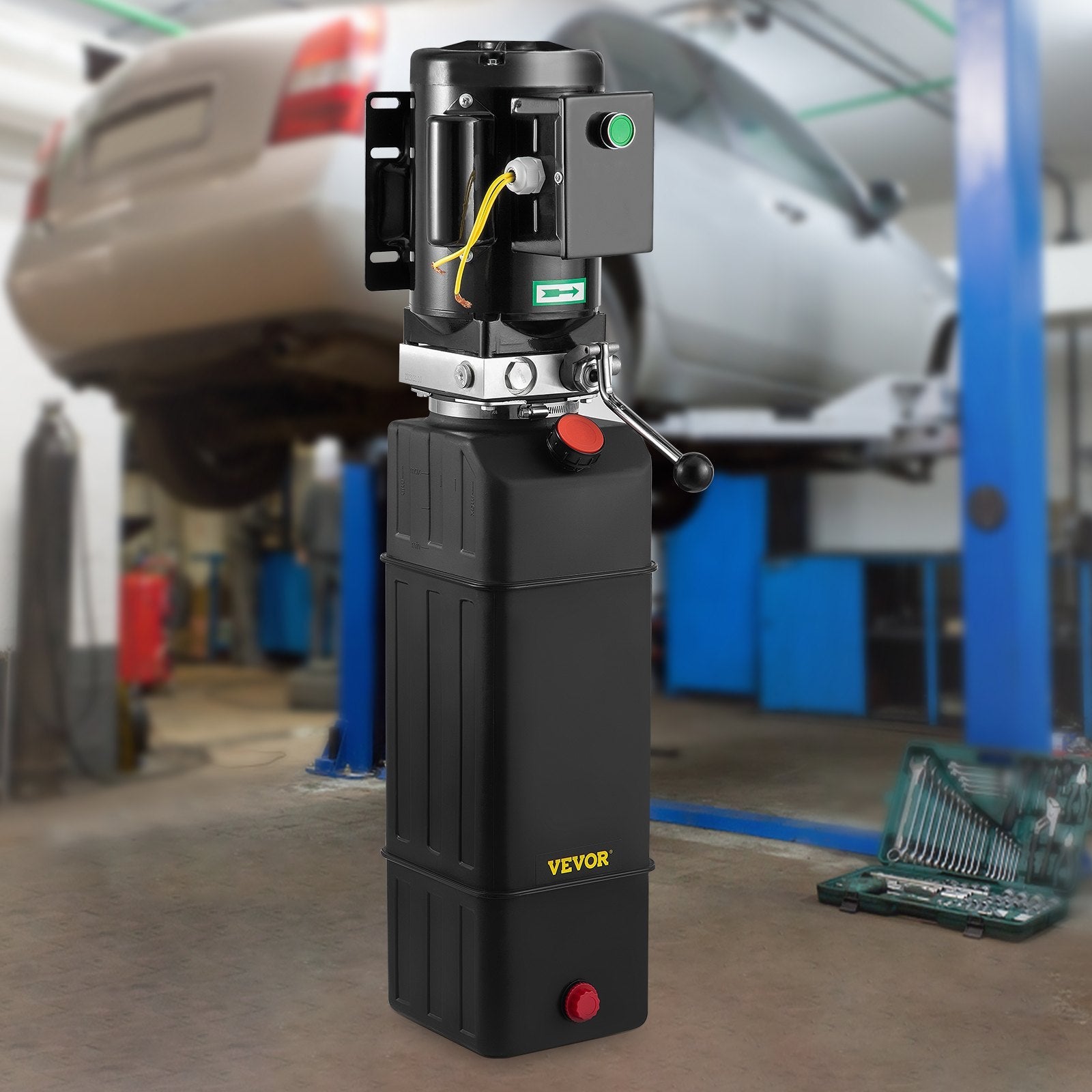 VEVOR Hydraulic Pump 2950 PSI 60HZ Hydraulic Power Unit 3 HP 220V Hydraulic Power Pack for 2 & 4 Post Lifts Car Lift Hydraulic Power Unit with 3.5 Gallon Reservoir 