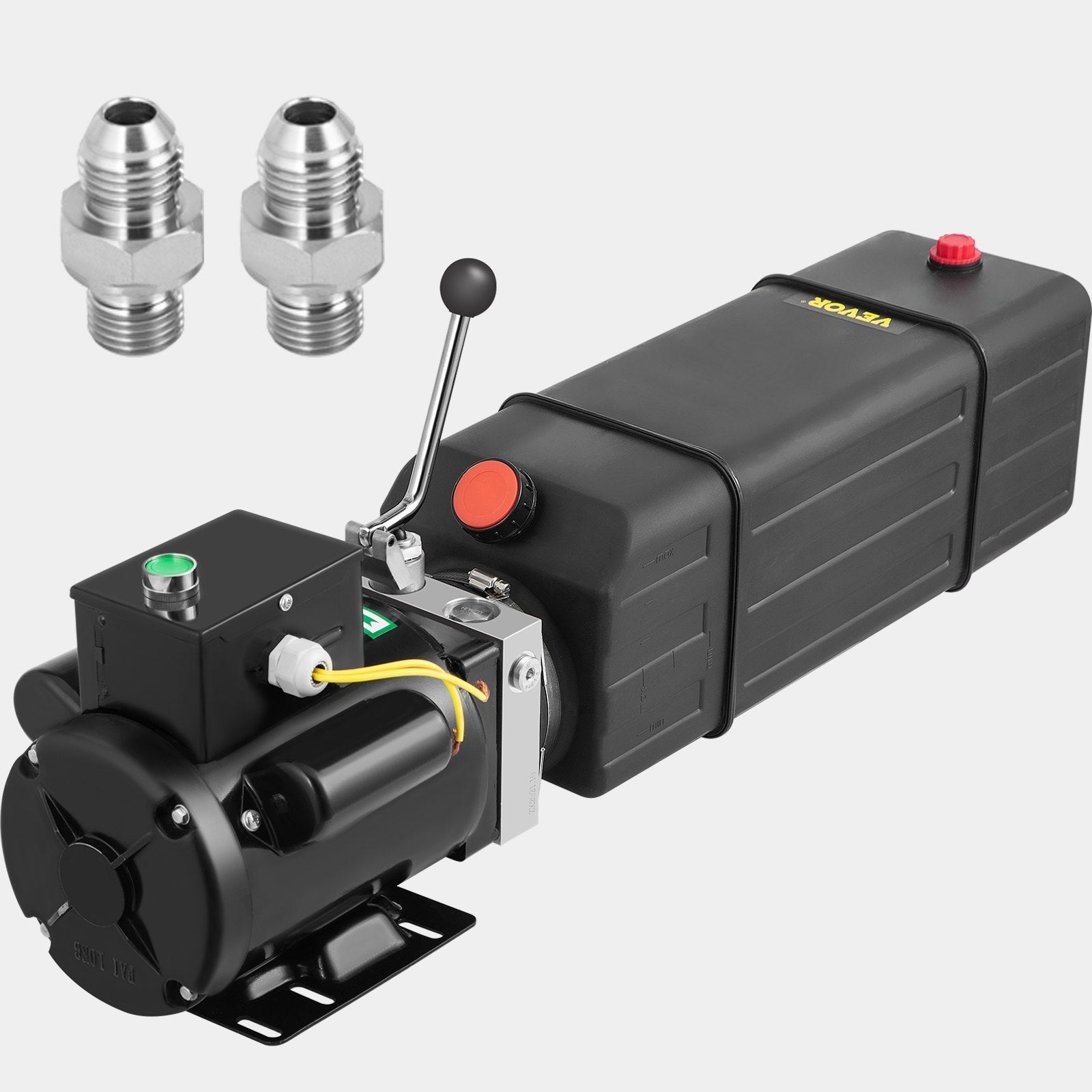 VEVOR Hydraulic Pump 2950 PSI 60HZ Hydraulic Power Unit 3 HP 220V Hydraulic Power Pack for 2 & 4 Post Lifts Car Lift Hydraulic Power Unit with 3.5 Gallon Reservoir 