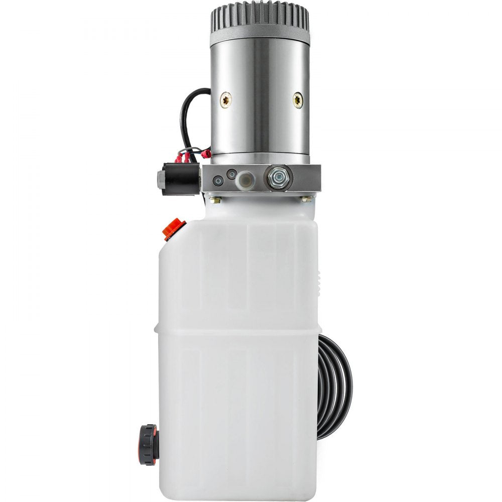 VEVOR 6 Quart Hydraulic Pump Hydraulic Power Unit (Plastic, 6 Quart/Double Action) 
