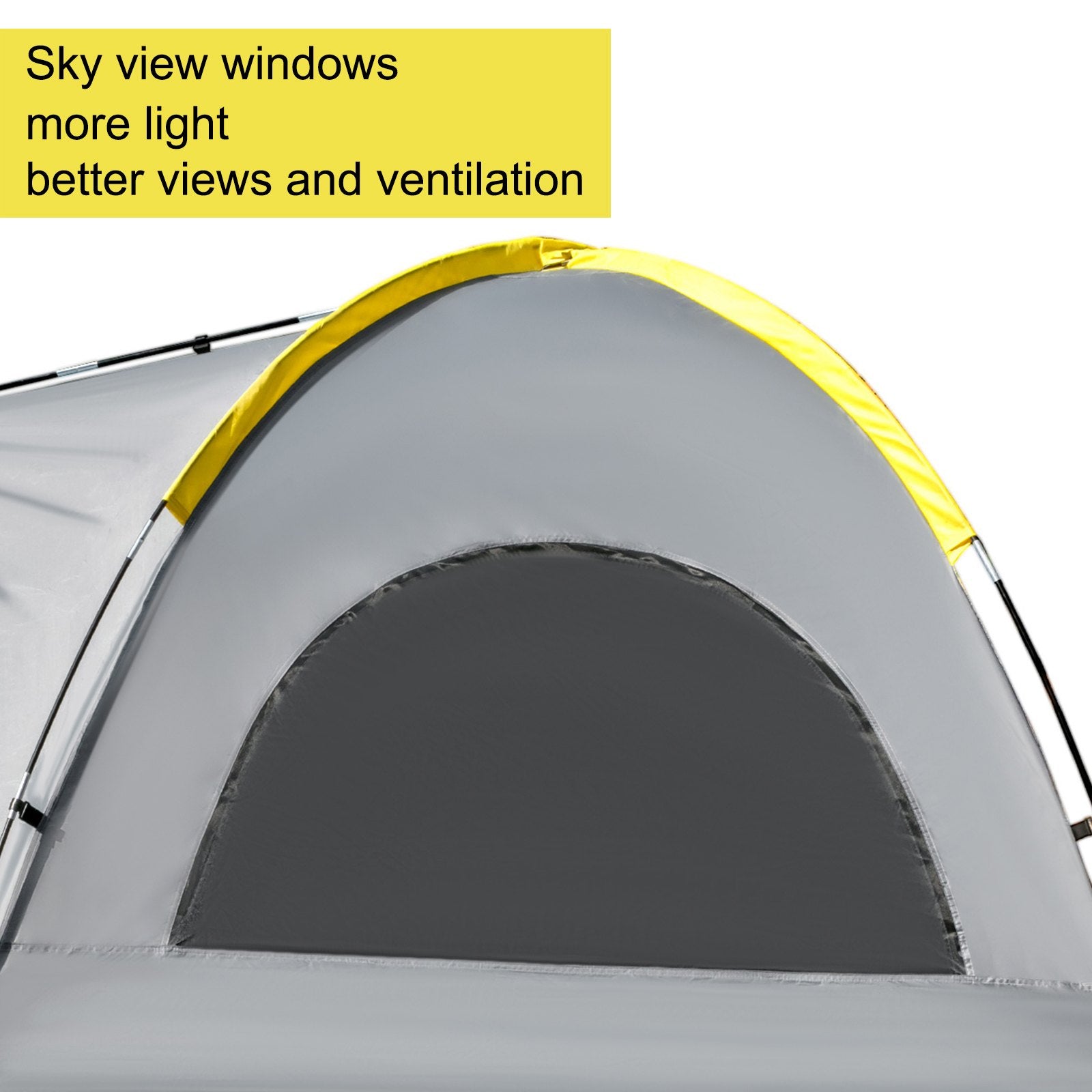 VEVOR Truck Tent 6.5’, Truck Bed Tent, Pickup Tent for Full Size Truck, Waterproof Truck Camper, 2-Person Sleeping Capacity, 2 Mesh Windows, Easy To Setup Truck Tents For Camping, Hiking, Fishing 