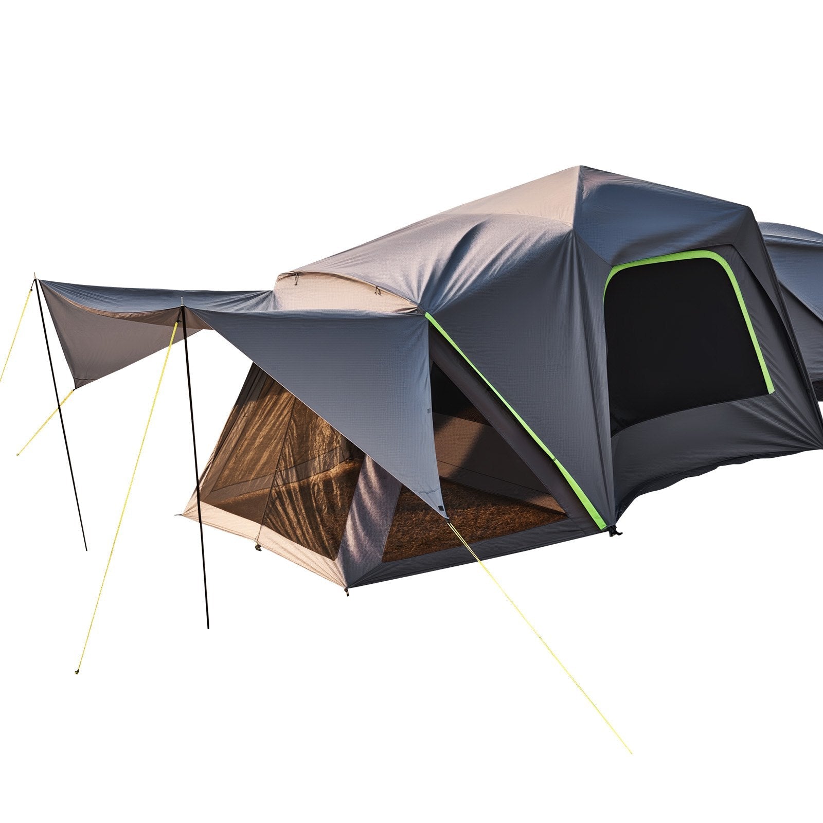 VEVOR SUV Camping Tent Outdoor SUV Tent with Awning Waterproof for 5-8 Person 