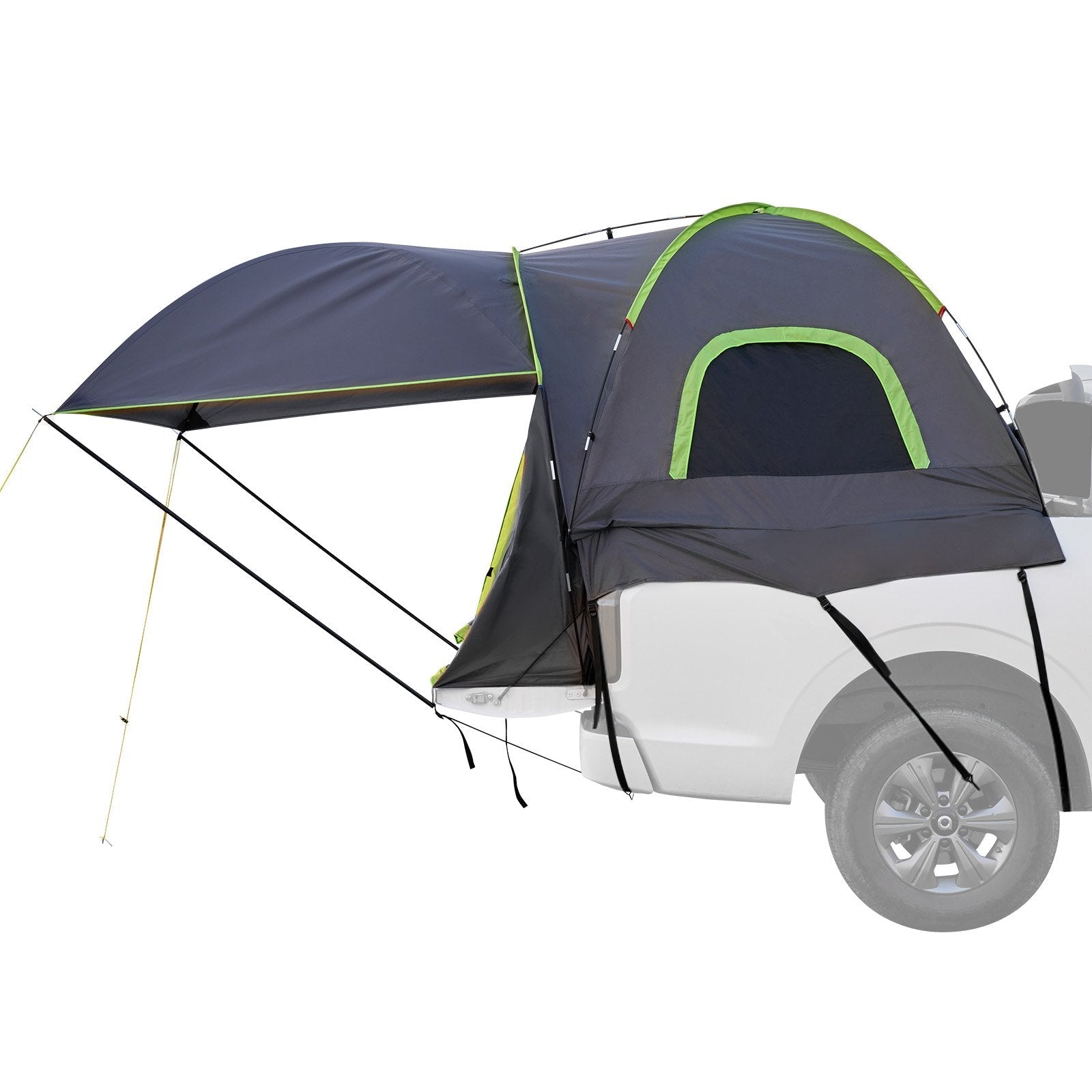 VEVOR Truck Tent 8.0-8.2ft Waterproof PU2000 Truck Bed Camping Tent 2-3 Person 