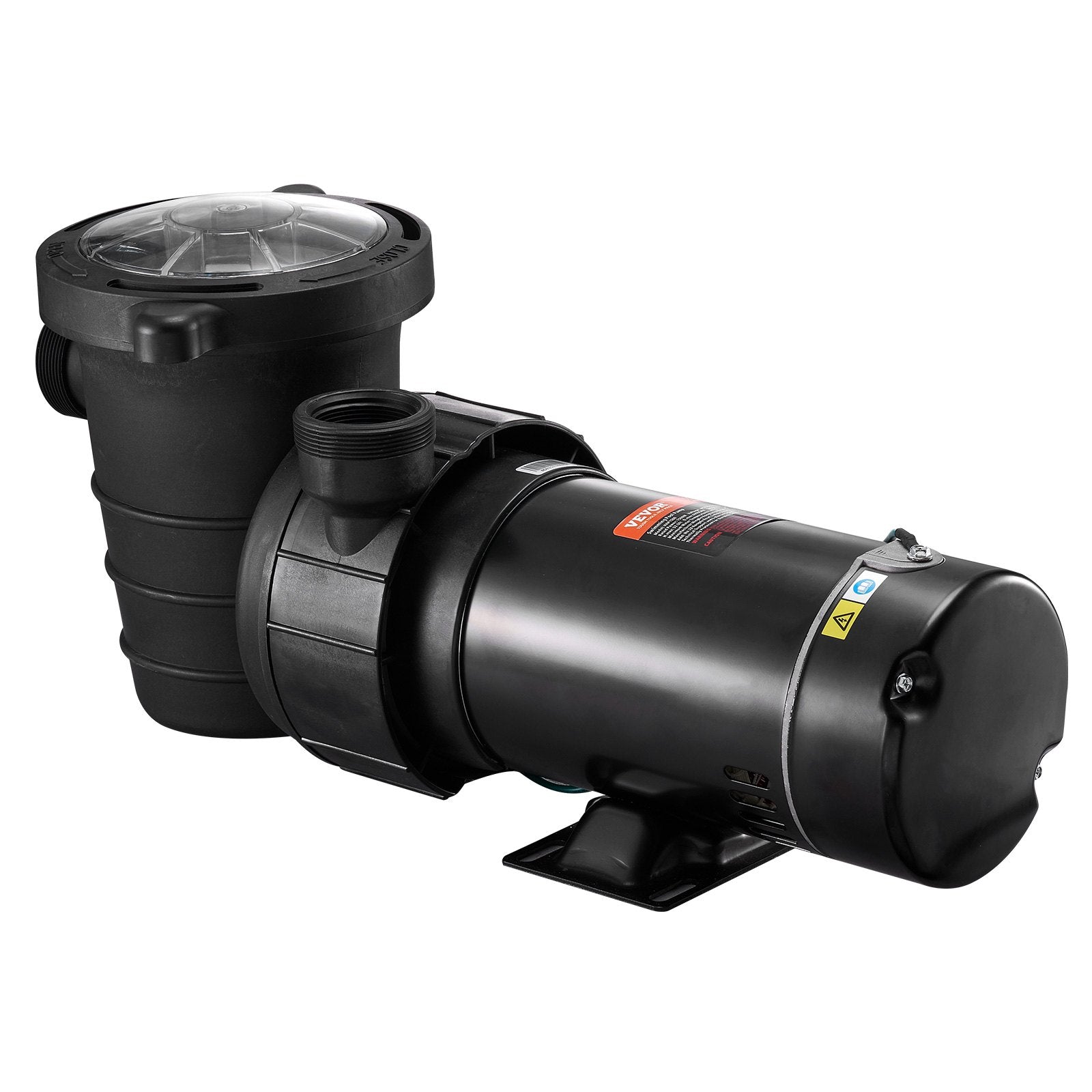 VEVOR Swimming Pool Pump, 2 HP 115 V, 1500 W Speed Pump for Above Ground Pool w/ Strainer Basket, 5400 GPH Max. Flow, Certification of ETL for Security 