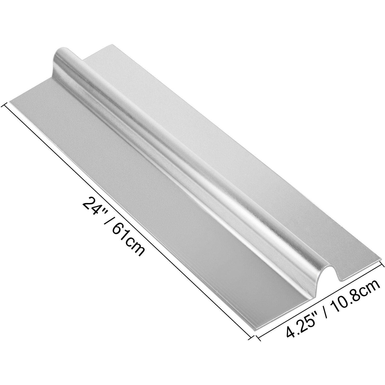 VEVOR PEX Heat Transfer Plates, 200 pcs Box Radiant Heat Transfer Plates, 2ft Aluminum PEX Heat Transfer Plates, 1/2 inch Heat Transfer Plates Designed for PEX Tubing 