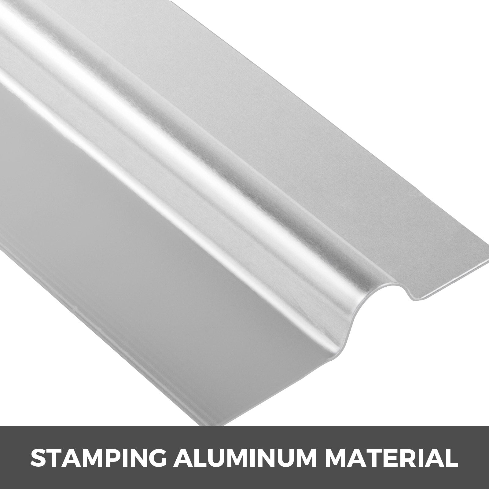 VEVOR PEX Heat Transfer Plates, 200 pcs Box Radiant Heat Transfer Plates, 4 ft Aluminum PEX Heat Transfer Plates, 1/2 inch Heat Transfer Plates Designed for PEX Tubing 