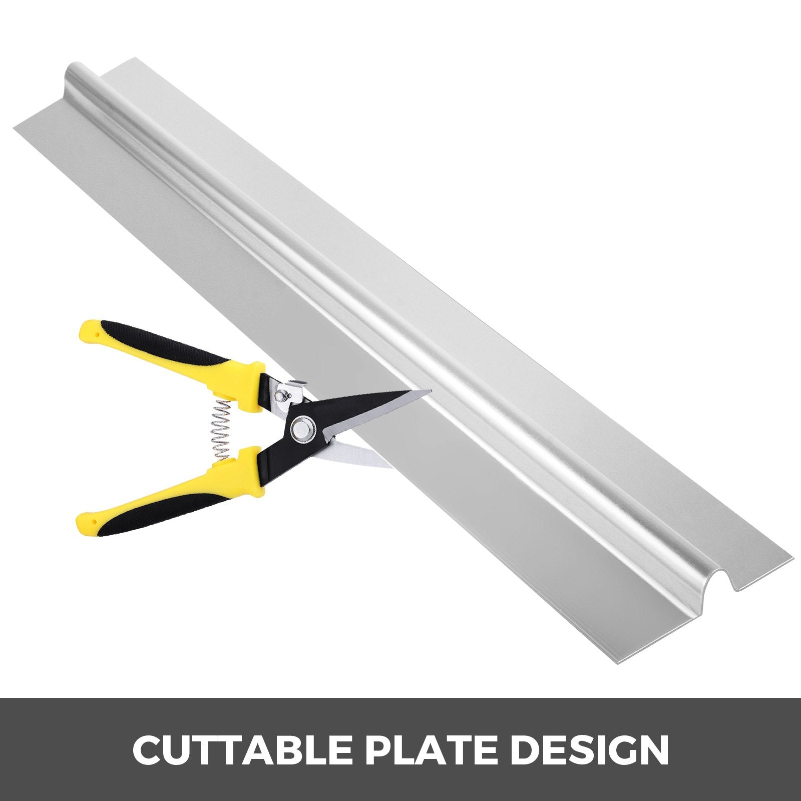 VEVOR PEX Heat Transfer Plates, 50 pcs Box Radiant Heat Transfer Plates, 4 ft Aluminum PEX Heat Transfer Plates, 1/2 inch Heat Transfer Plates Designed for PEX Tubing 
