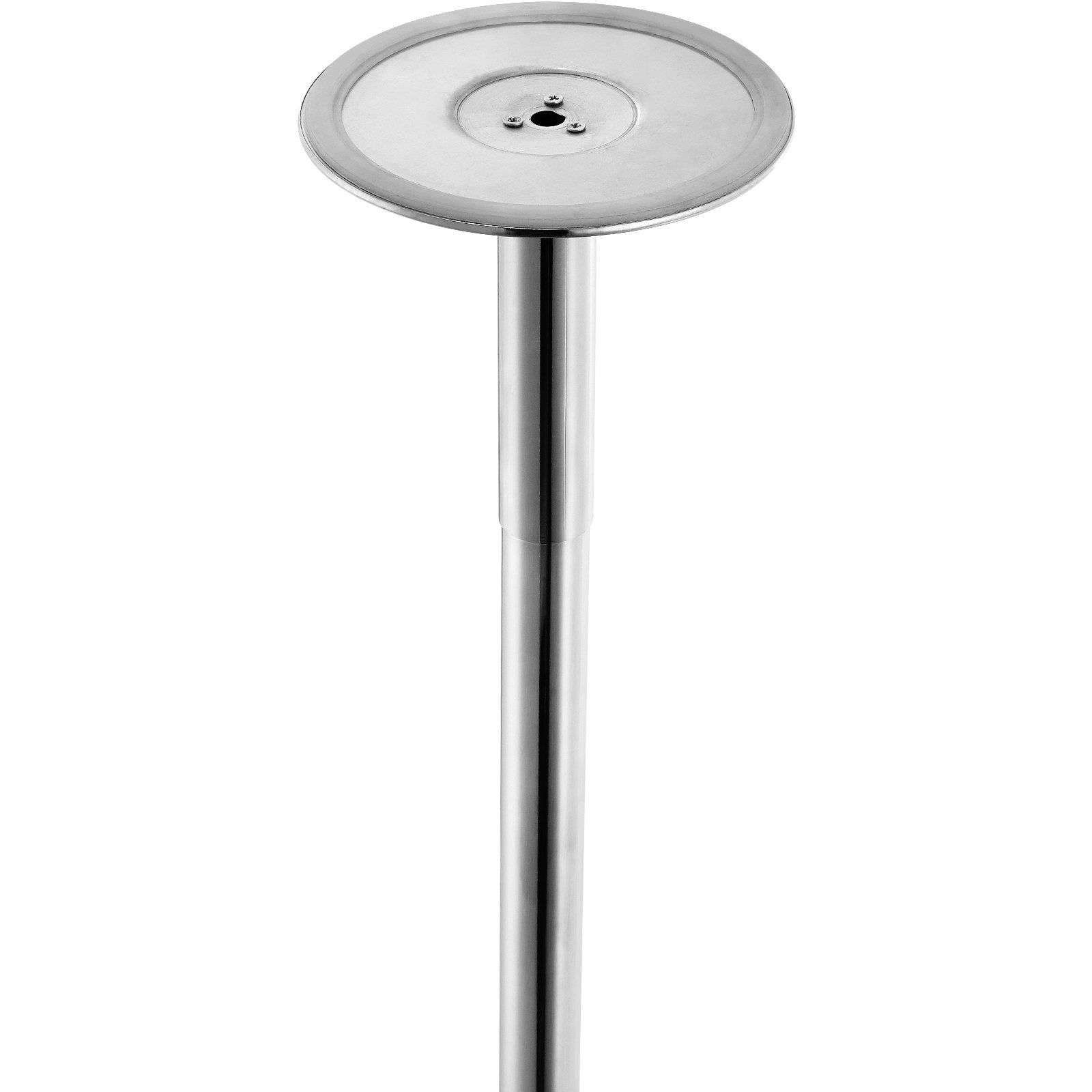 VEVOR Professional Dancing Pole, Spinning Static Dancing Pole Kit, Portable Removable Pole, 45mm Heavy-Duty Stainless Steel Pole, Height Adjustable Fitness Pole, for Exercise Home Club Gym, Silver 