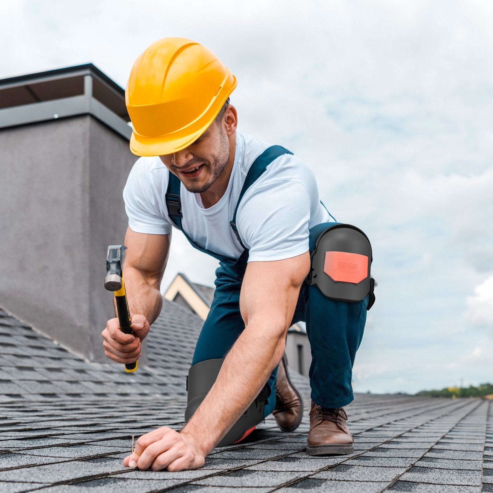 VEVOR Knee Pads for Work Extra Thick for Construction Flooring Roofing Cleaning 