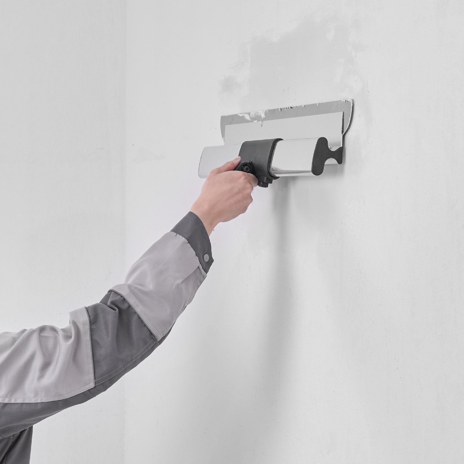 VEVOR Drywall Skimming Kit, Handle + Fixator Smoothing Knife Accessory, Professional Skim Coat Tools For Drywall, Wipe/Drywall Knife, for Gyprock / WallBoard / Plasterboard (No Blade) 