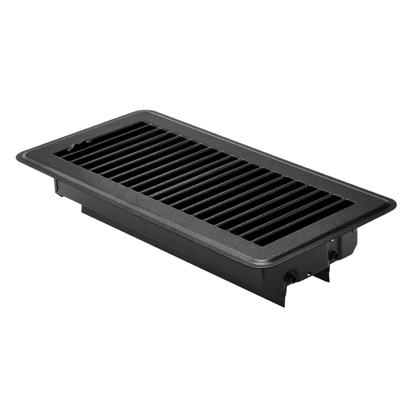 VEVOR Floor Registers 4 x 10 Inch 12-Pack Iron Floor Vents for HVAC Vents Black 