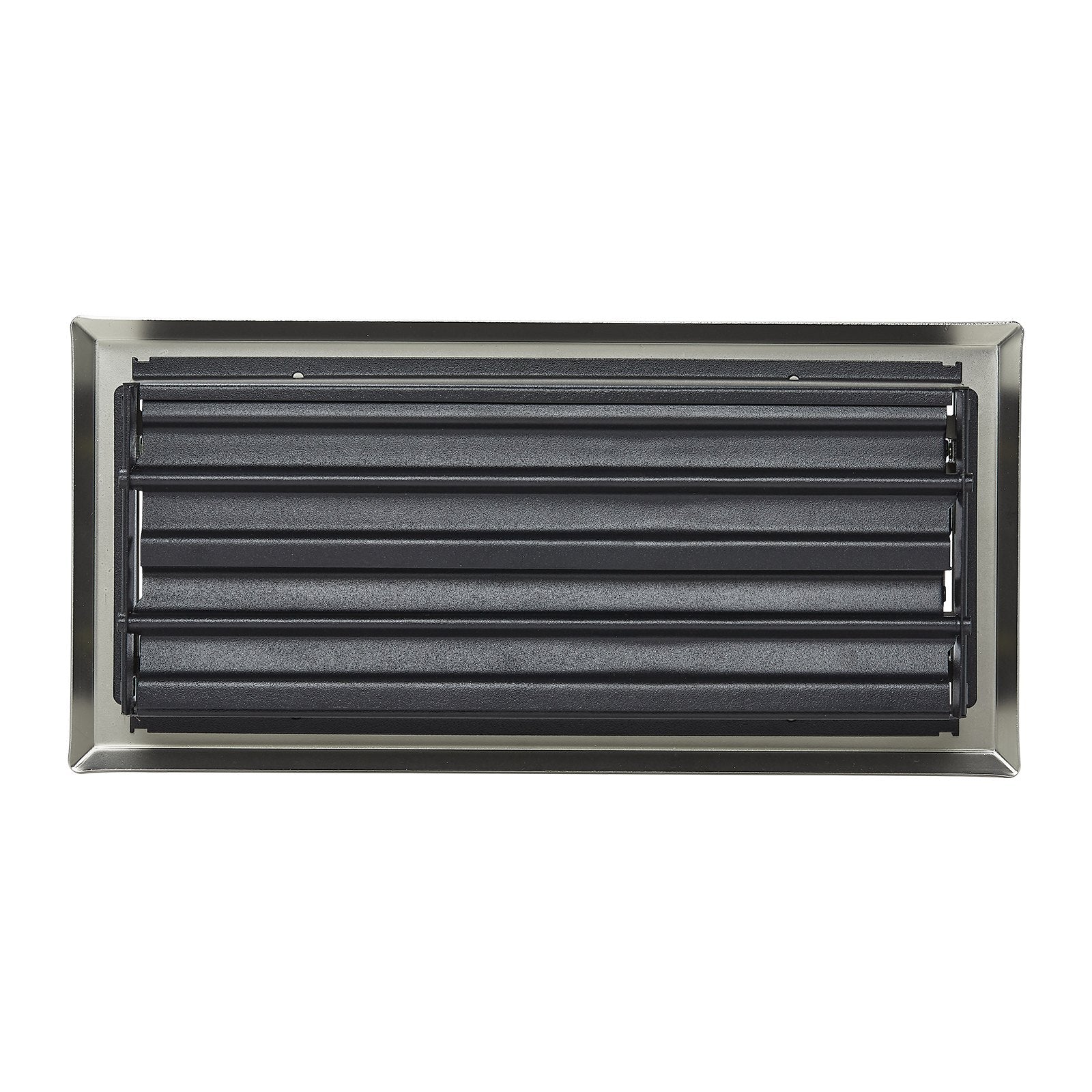 VEVOR Floor Registers 4x10 Inch 2-Pack Iron Floor Vents for HVAC Nickel-Plated 