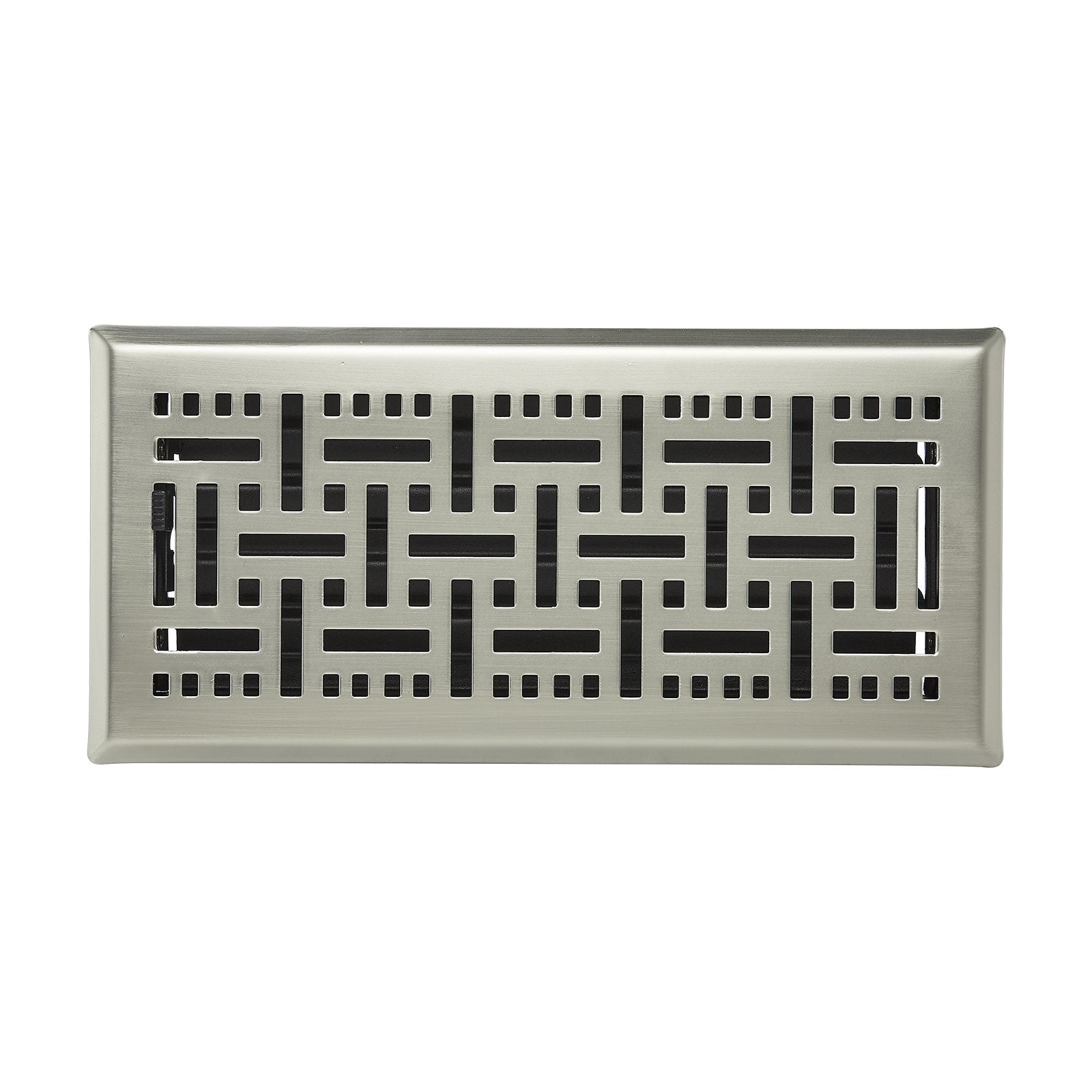 VEVOR Floor Registers 4x10 Inch 2-Pack Iron Floor Vents for HVAC Nickel-Plated 