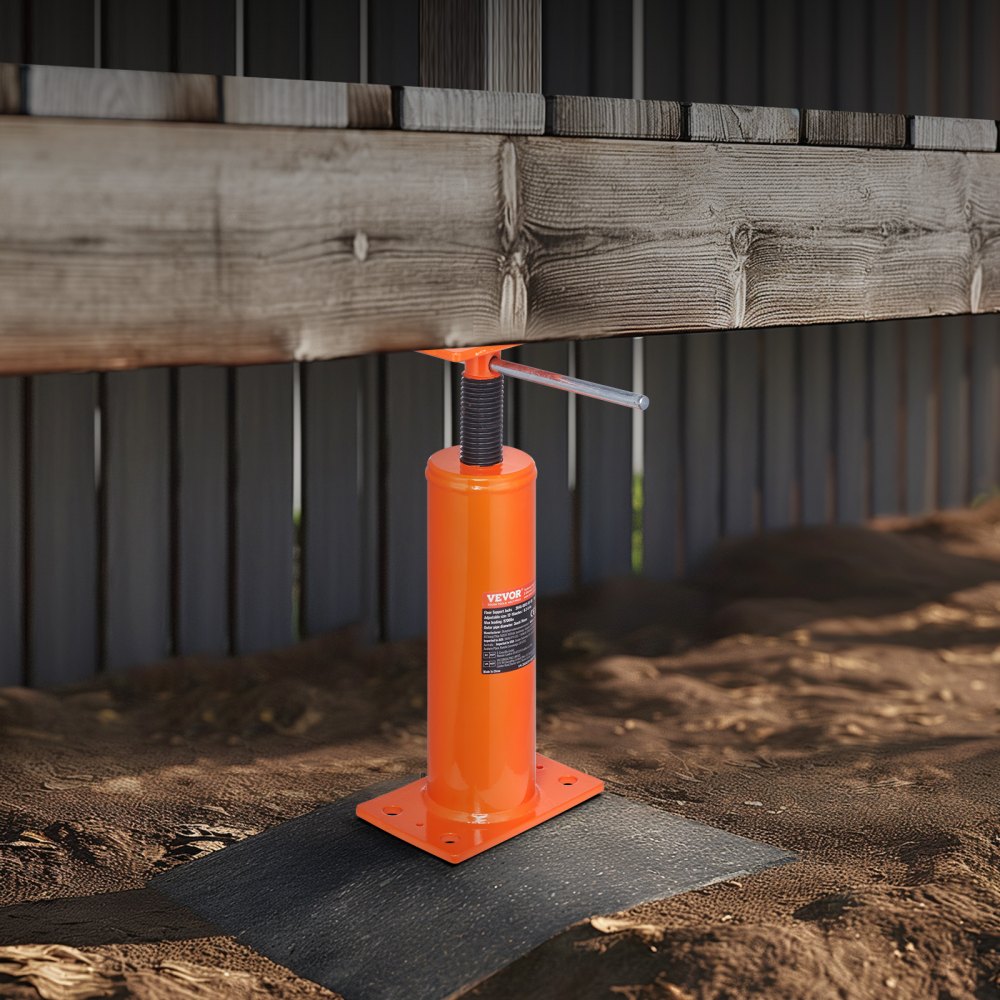 VEVOR Adjustable Floor Jack Post House Floor Leveling Lift 12"-16" Height Range 