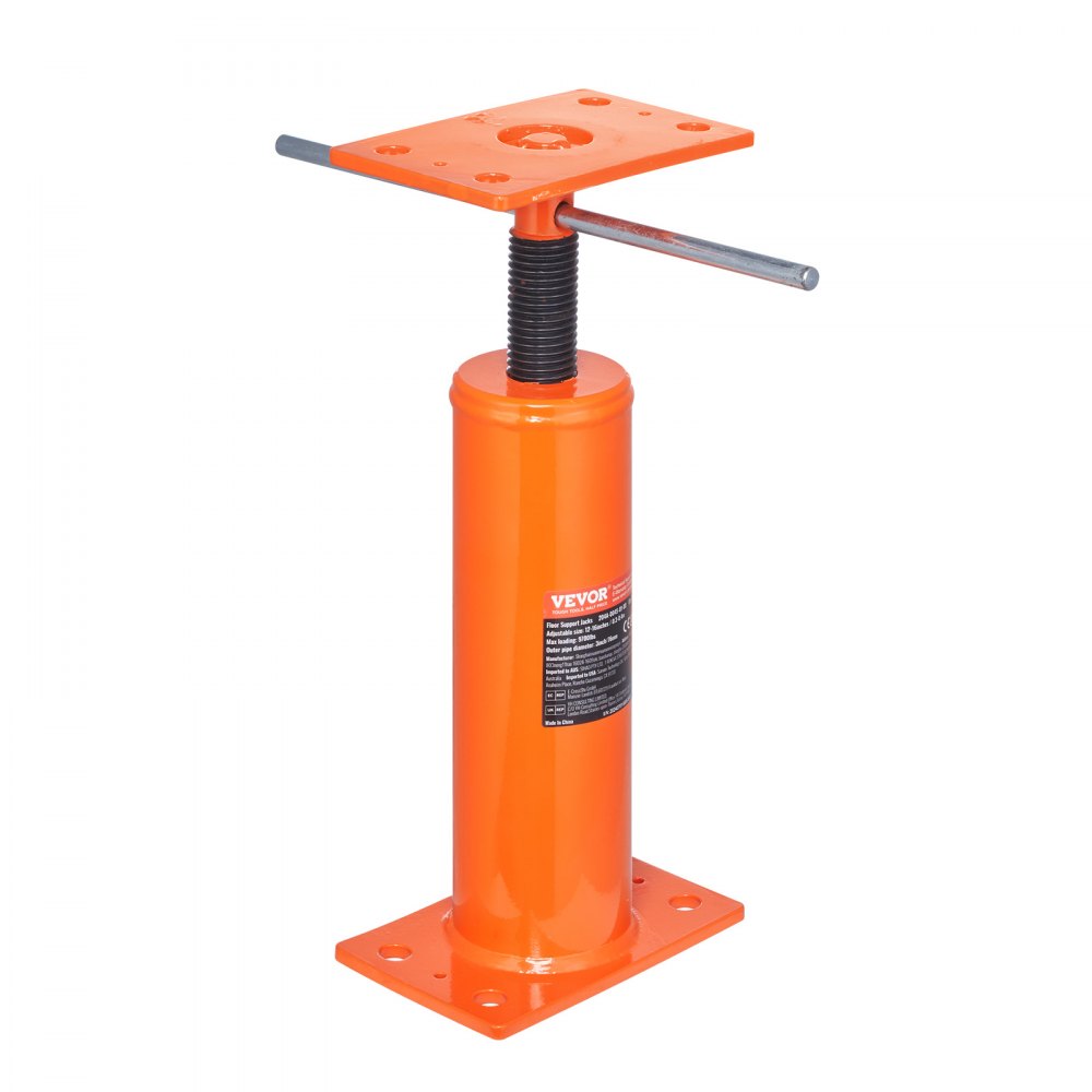 VEVOR Adjustable Floor Jack Post House Floor Leveling Lift 12"-16" Height Range 