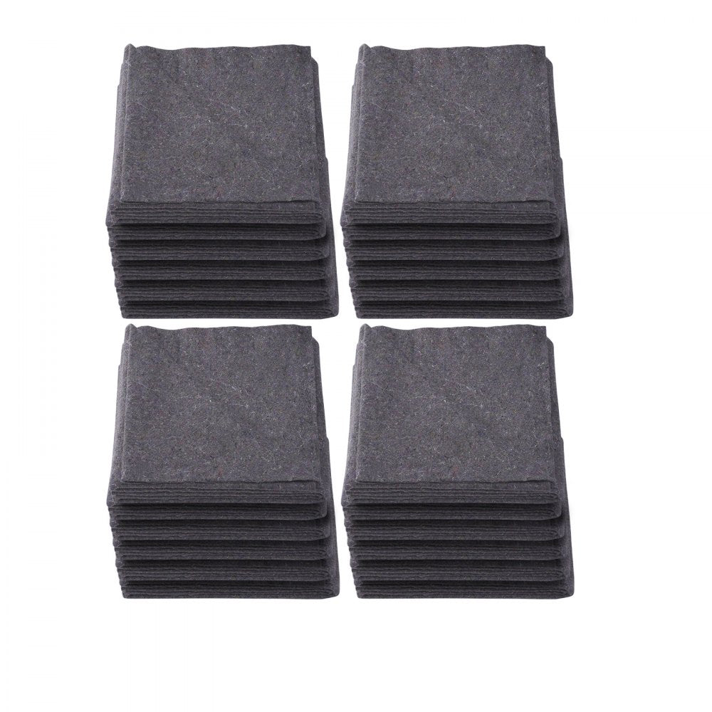 VEVOR Moving Blankets, 72" x 54", 21 lbs/dz Weight, 24 Packs, Professional Recycled Cotton Packing Blanket, Large Heavy Duty Shipping Mover Pads Perfect for Protecting Furniture, Floors, Appliances 