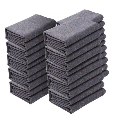 VEVOR Moving Blankets, 72" x 54", 21 lbs/dz Weight, 12 Packs, Professional Recycled Cotton Packing Blanket, Large Heavy Duty Shipping Mover Pads Perfect for Protecting Furniture, Floors, Appliances 