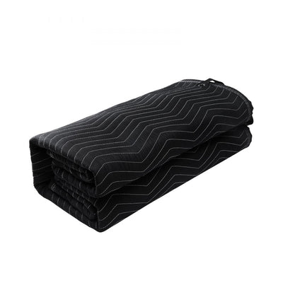 VEVOR Sound Dampening Blanket, 96" x 80", Extra Large Studio Grommeted Soundproof Blanket with Grommets, Light Blocker for Door Acoustic Noise Blocking Blanket Studio Sound Absorption Sheet, Black 