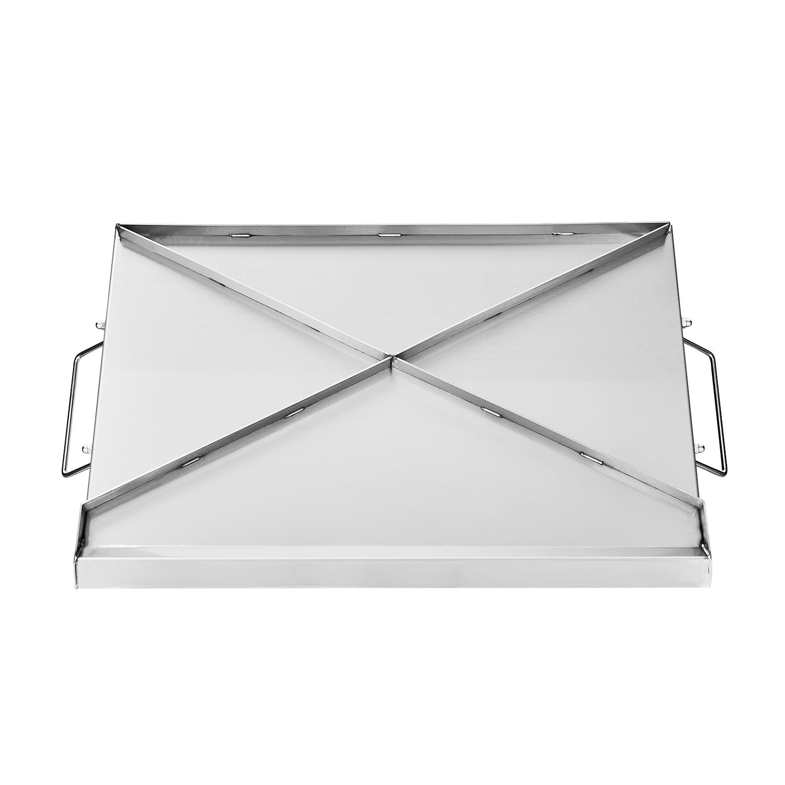 VEVOR 23x16 in Flat Top Griddle Stainless Steel Universal BBQ Grill Pan Cookware 