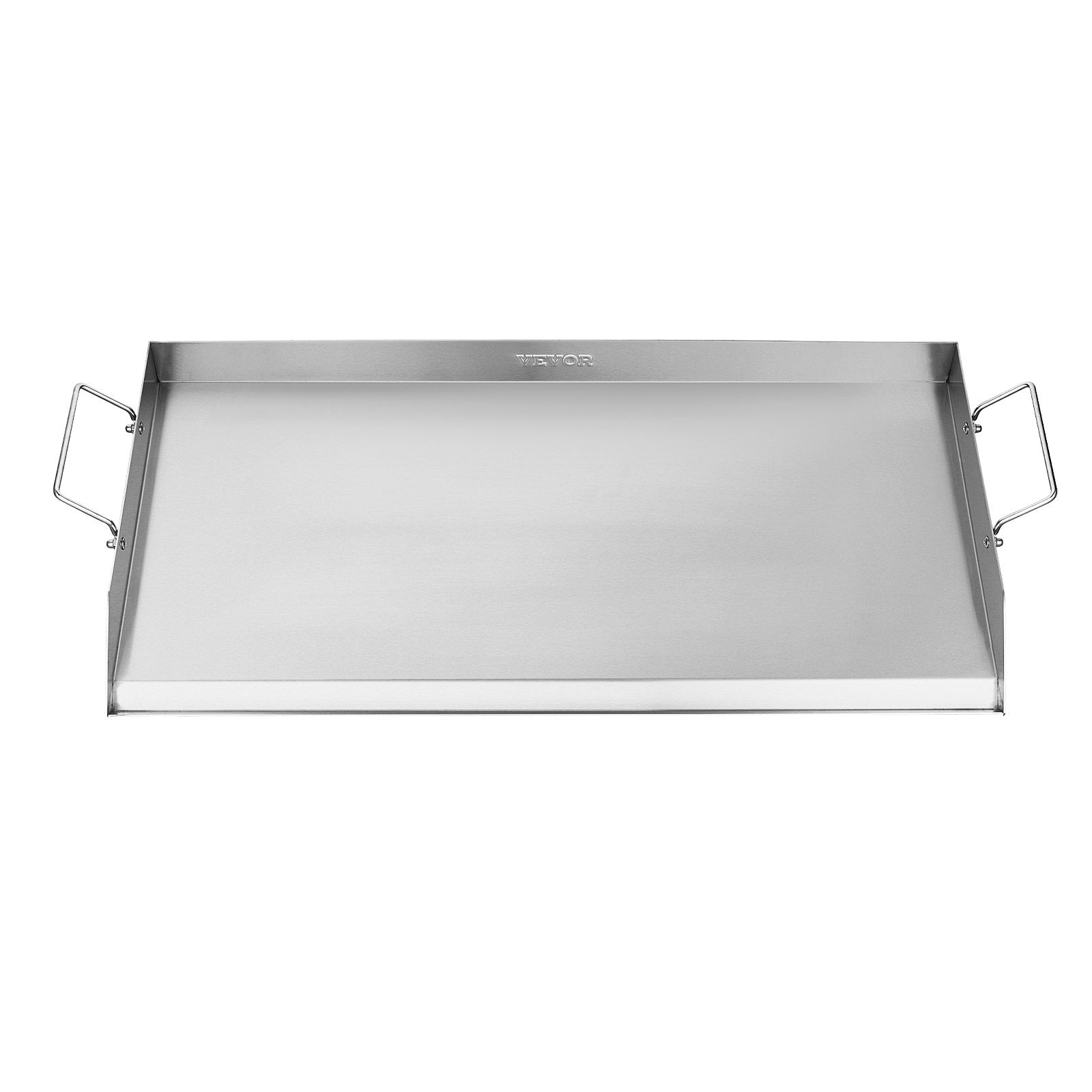 VEVOR 32x16 in Flat Top Griddle Stainless Steel Universal BBQ Grill Pan Cookware 