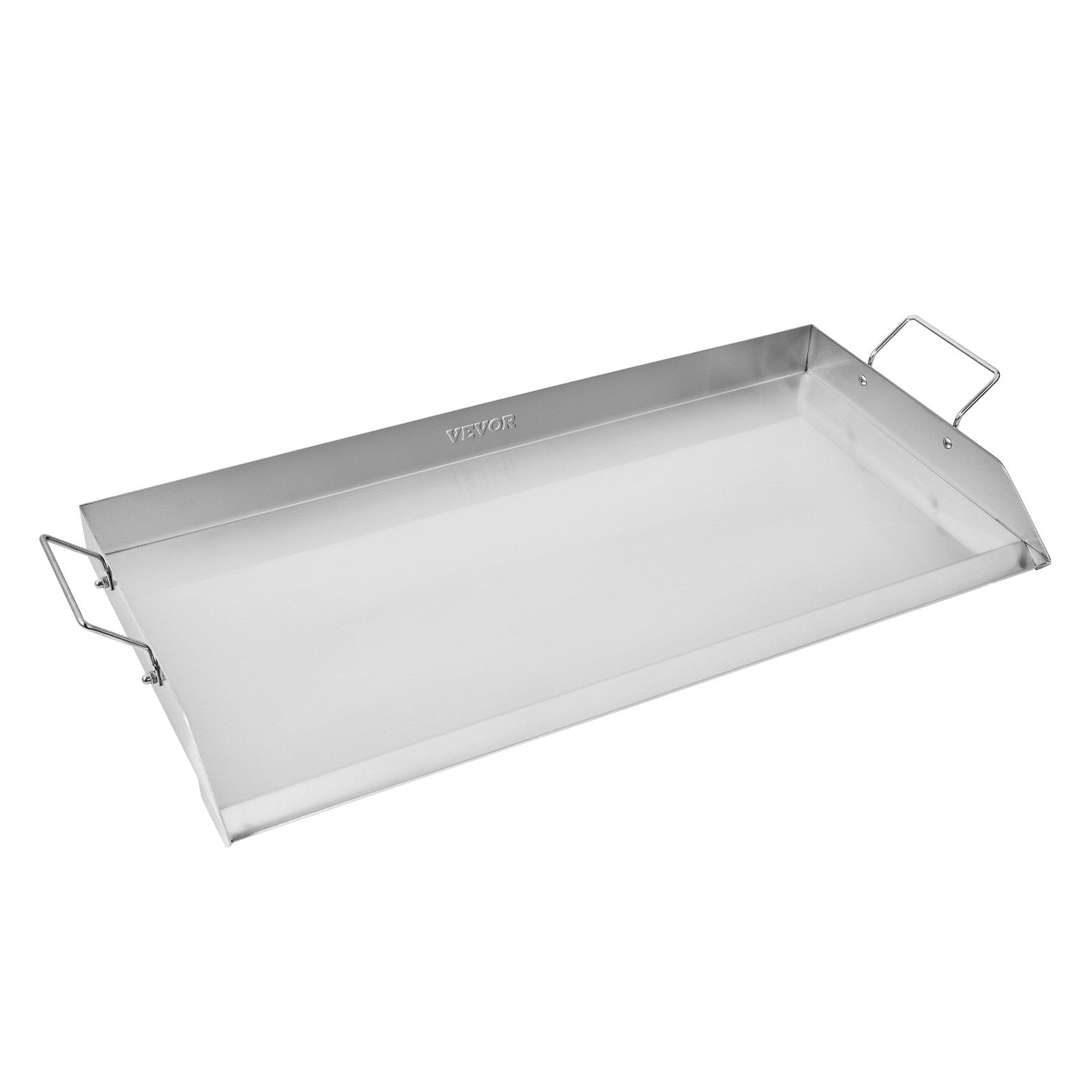 VEVOR 32x16 in Flat Top Griddle Stainless Steel Universal BBQ Grill Pan Cookware 