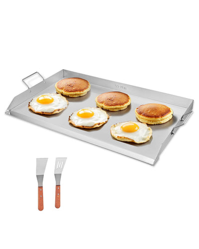 VEVOR 36x22 in Flat Top Griddle Stainless Steel Universal BBQ Grill Pan Cookware 