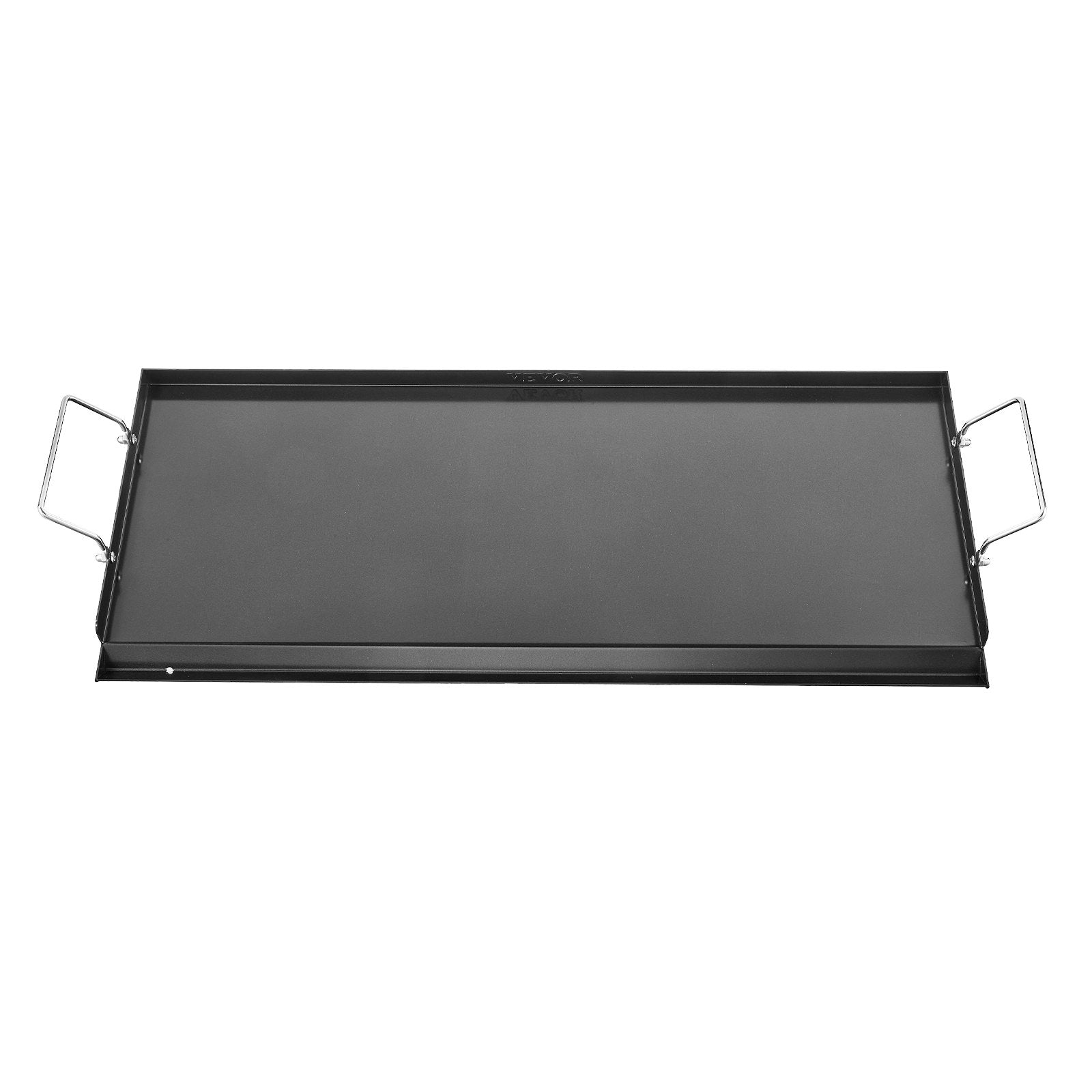 VEVOR 32x14 in Flat Top Griddle Carbon Steel Universal BBQ Grill Pan Cookware 