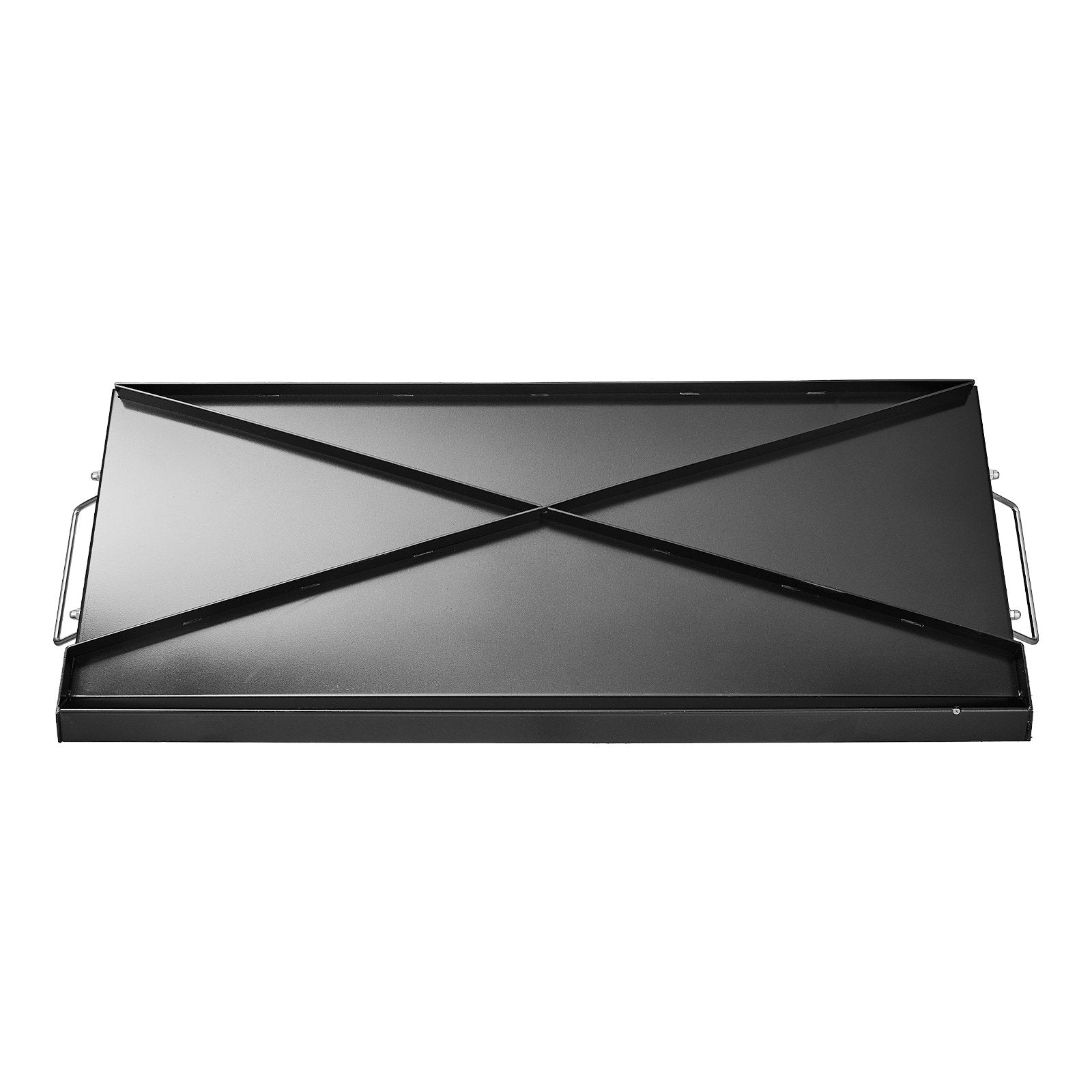 VEVOR 32x14 in Flat Top Griddle Carbon Steel Universal BBQ Grill Pan Cookware 