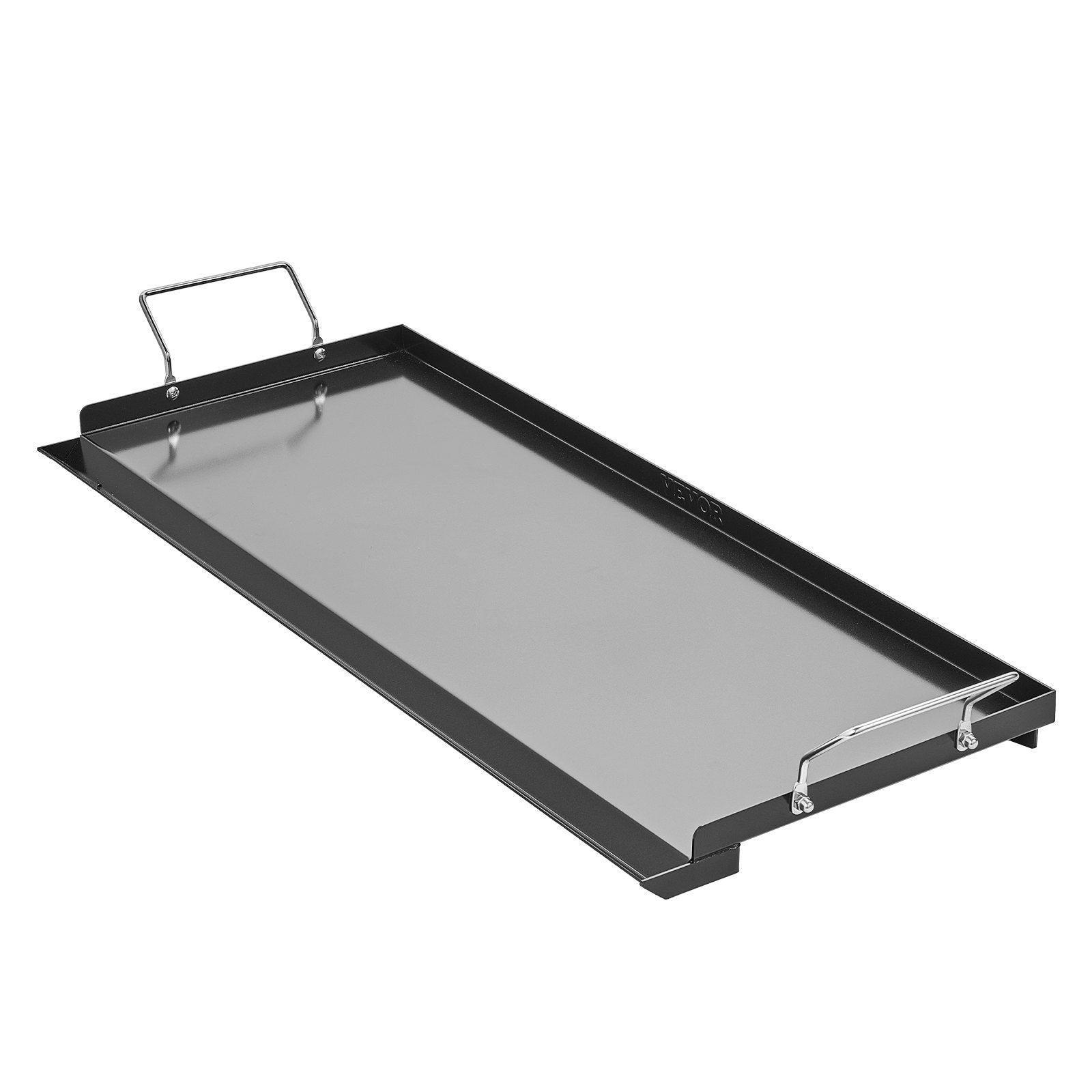 VEVOR 32x14 in Flat Top Griddle Carbon Steel Universal BBQ Grill Pan Cookware 