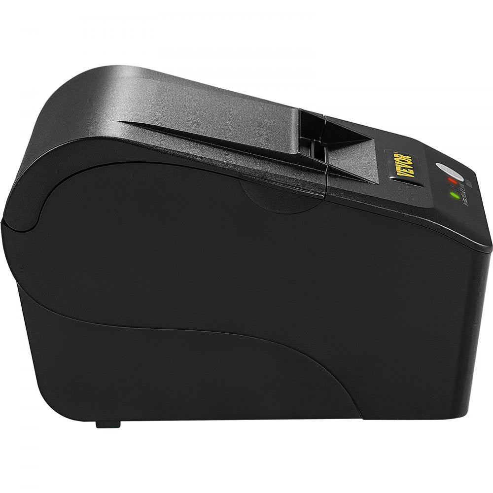 VEVOR Printer Receipt, 58mm Thermal Printer, ESC/POS Command Thermal Receipt Printer, Portable for Bank, Supermarket, Office, Restaurant Support Win 2003/XP/7/8/10 & Cashbox Driver 