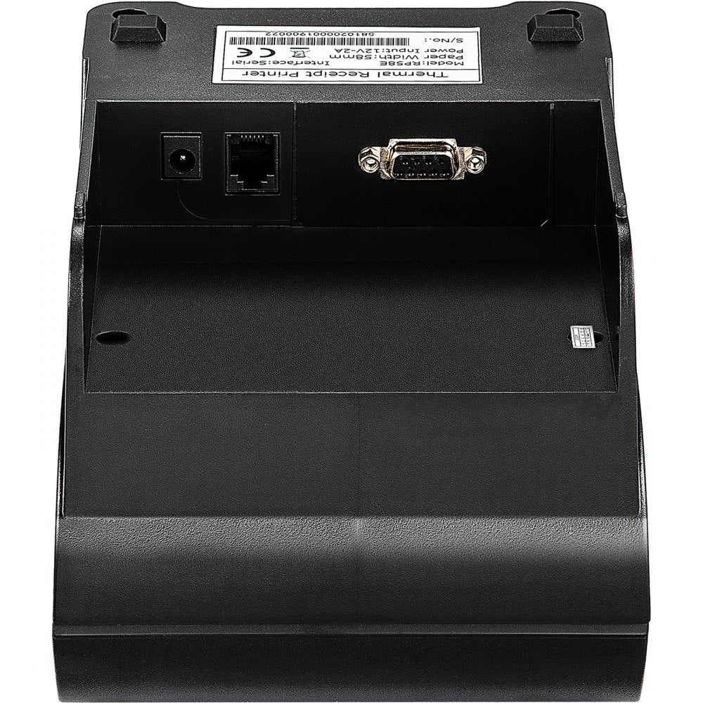 VEVOR Printer Receipt, 58mm Thermal Printer, ESC/POS Command Thermal Receipt Printer, Portable for Bank, Supermarket, Office, Restaurant Support Win 2003/XP/7/8/10 & Cashbox Driver 