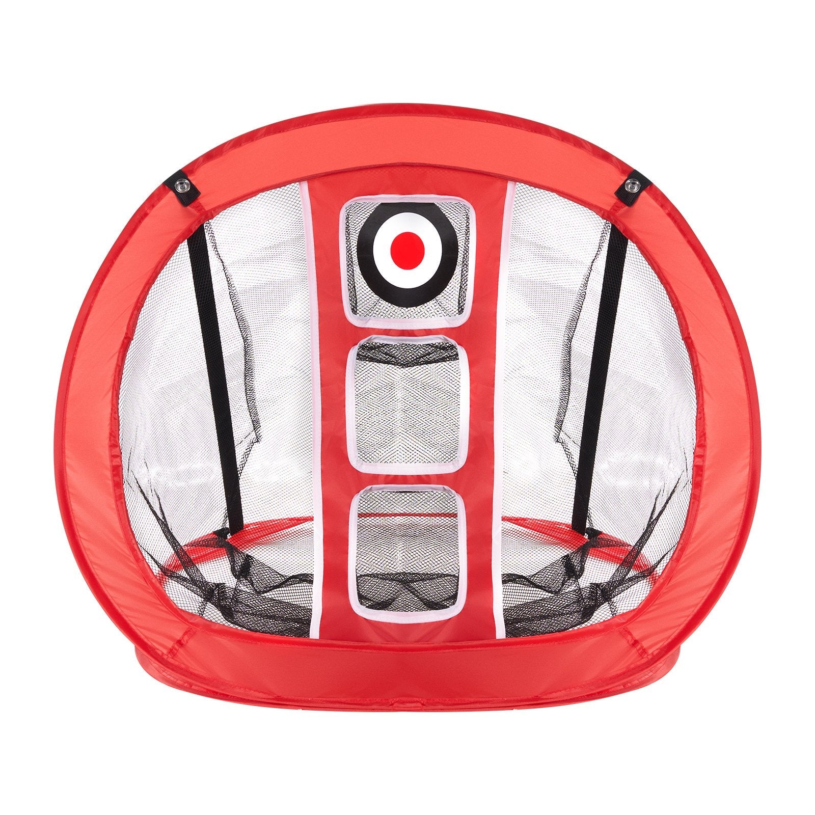 VEVOR Golf Chipping Net, Pop Up Golf Practice Net, Portable Indoor Outdoor Home Golf Hitting Aid Net with Target and Carry Bag, for Backyard Driving Training Swing, Gift for Men, Golf Lover, Red 
