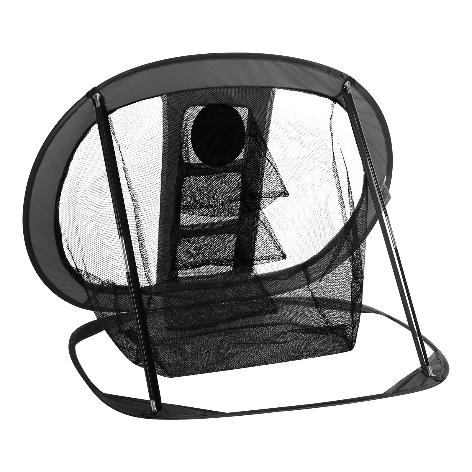 VEVOR Golf Chipping Net, Pop Up Golf Practice Net, Portable Indoor Outdoor Home Golf Hitting Aid Net with Target/Mat/Balls/Tee/Carry Bag, for Backyard Driving Training Swing, Gift for Men, Black 