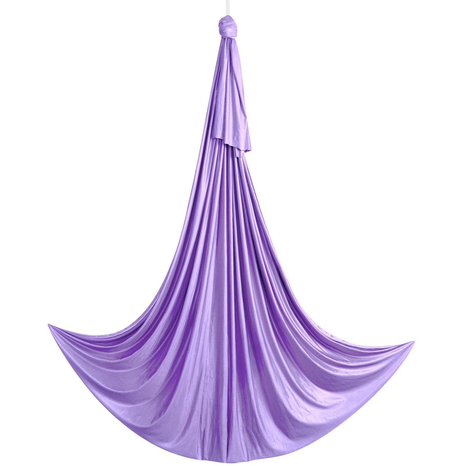 VEVOR Aerial Yoga Hammock & Swing, 4.4 Yards, Yoga Starter Kit with 100gsm Nylon Fabric, Full Rigging Hardware and Easy Set-up Guide, Antigravity Flying for All Levels Fitness Bodybuilding, Purple 