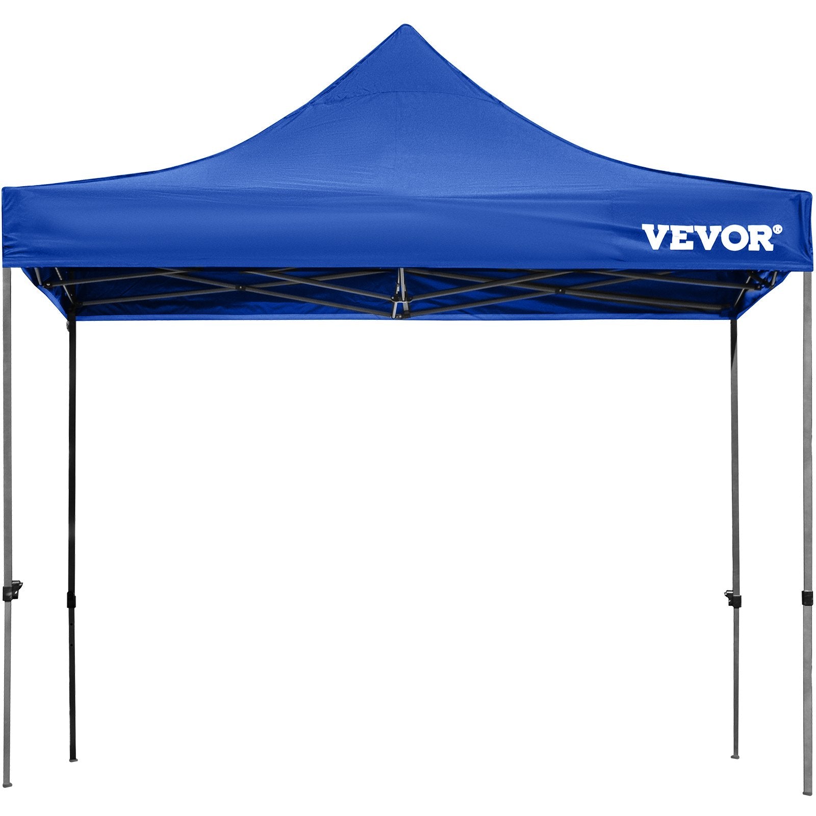 VEVOR 10x10 Pop Up Canopy Tent, Outdoor Canopy with Removable Sidewalls and Wheeled Bag, Instant Portable Shelter, UV-Resistant Waterproof Gazebo Patio Tents for Parties, Camping, Commercial, Blue 