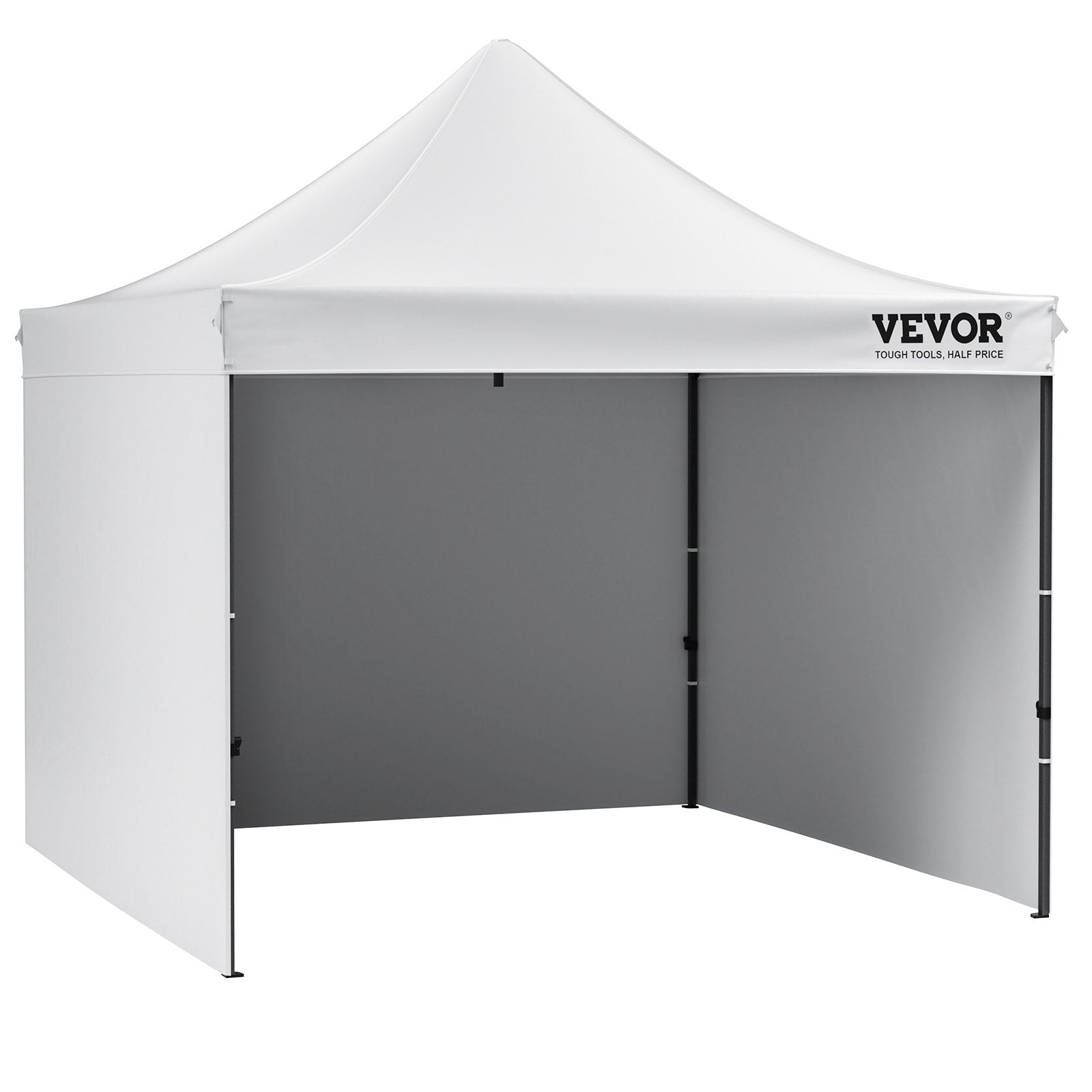 VEVOR 10x10 Pop up Canopy with Removable Sidewalls, Instant Canopies Portable Gazebo with Wheeled Bag, UV Resistant Waterproof, Enclosed Canopy Tent for Outdoor Events, Patio, Backyard, Party, Camping 