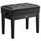 VEVOR Adjustable Piano Keyboard Bench Storage Padded Seat Wooden Bookcase Stool