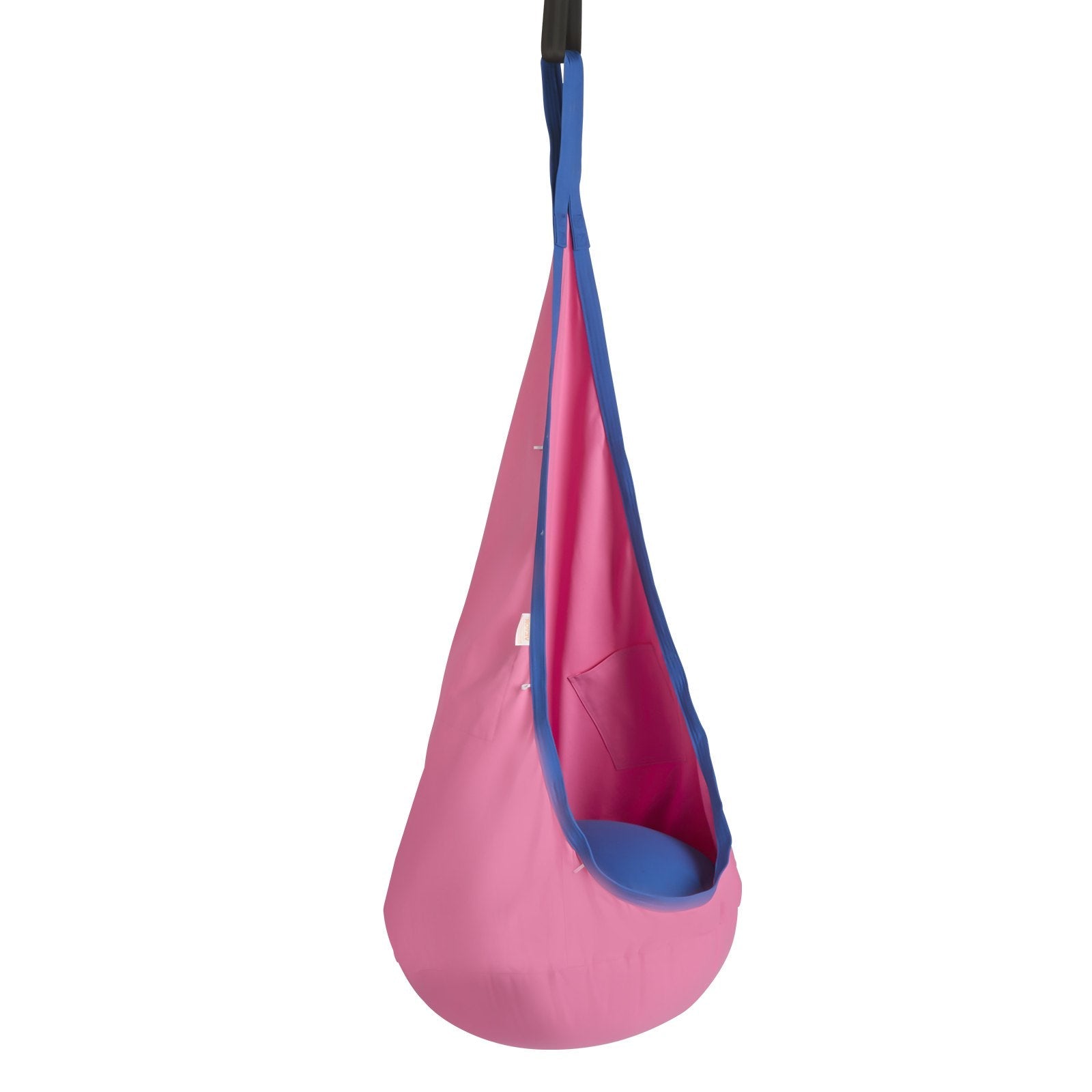 VEVOR Kids Pod Swing Seat, Hanging Hammock Chair with LED Lights Strings, Inflatable Cushion, Sensory Pod Swing Chair for Kids Indoor and Outdoor Hanging Chair, 100% Cotton Loading Capacity 120 lbs 