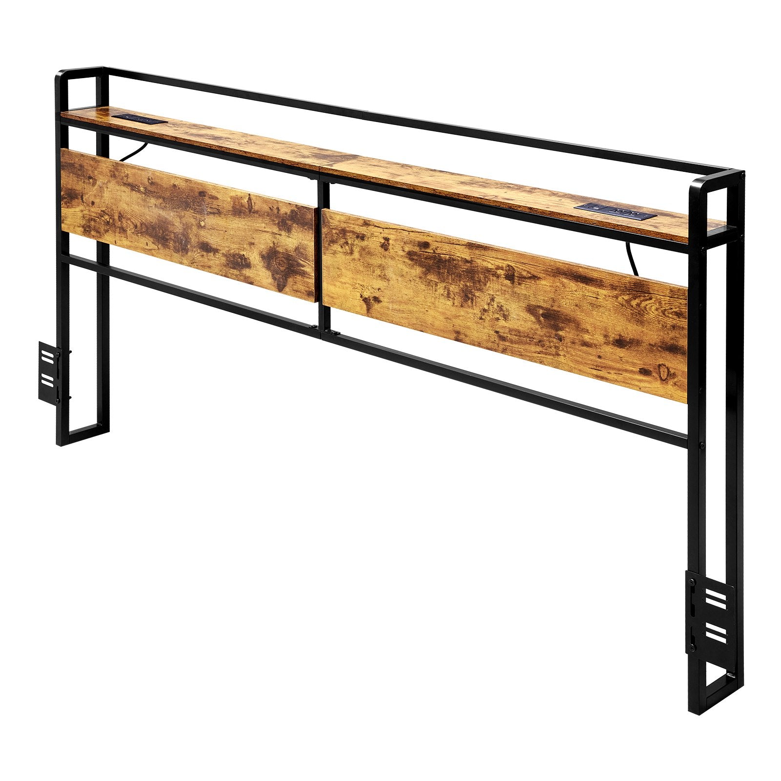VEVOR Headboard for King Size Bed Head Board with Shelf and Charging Station 