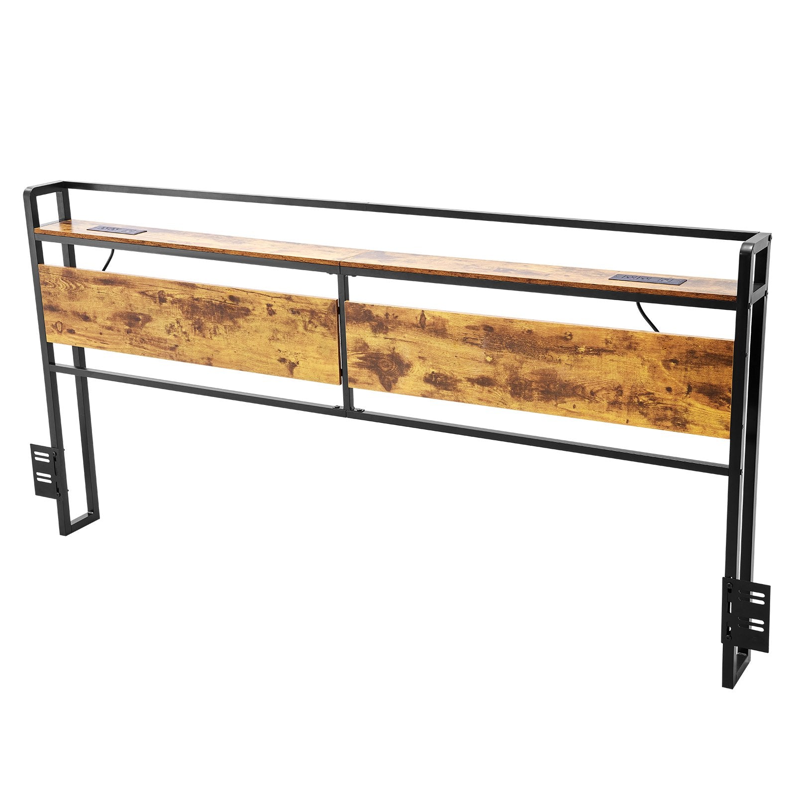 VEVOR Headboard for King Size Bed Head Board with Shelf and Charging Station 