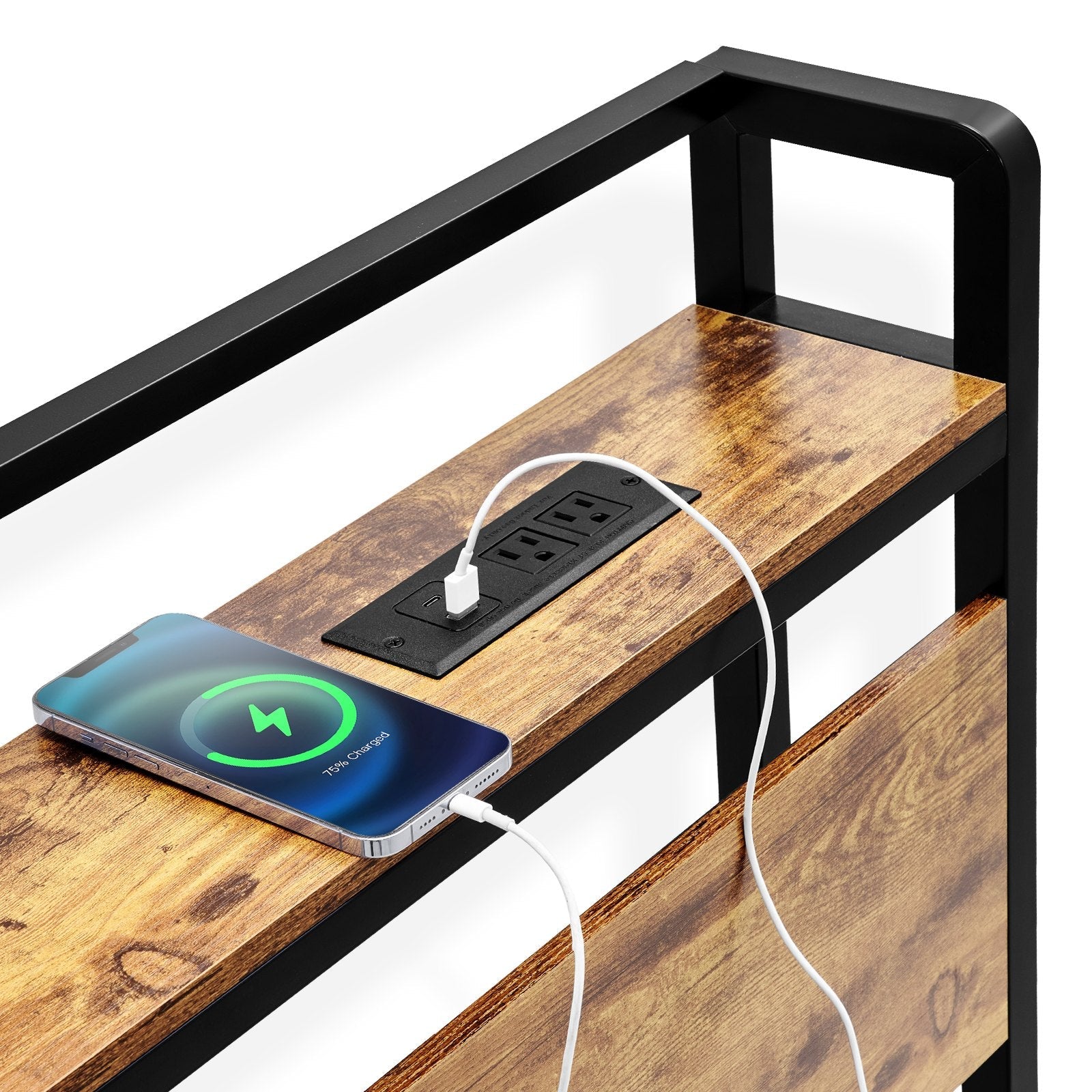 VEVOR Headboard for King Size Bed Head Board with Shelf and Charging Station 
