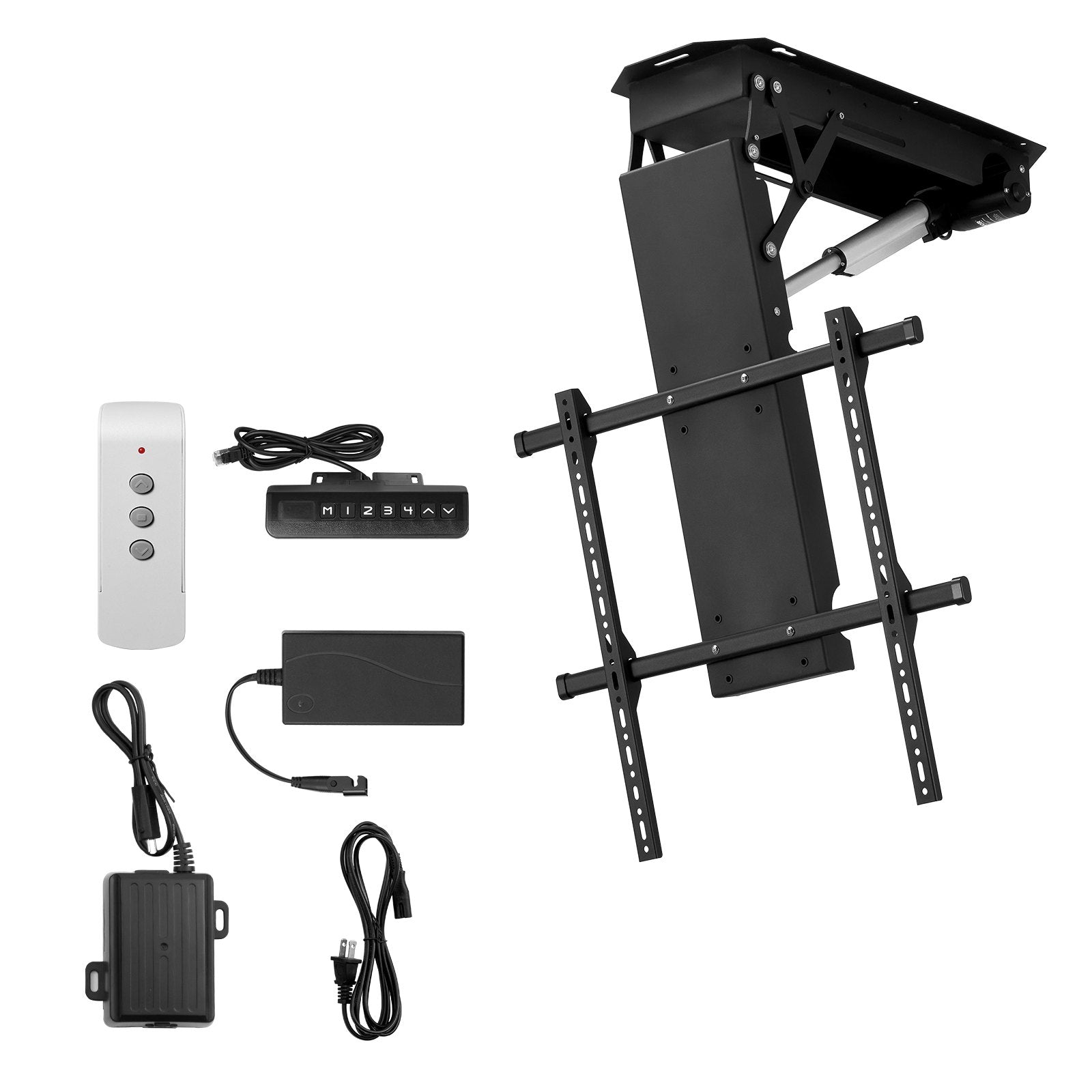 VEVOR Motorized Ceiling TV Mount Electric Flip Down TV Mount for 32-70 in Screen 