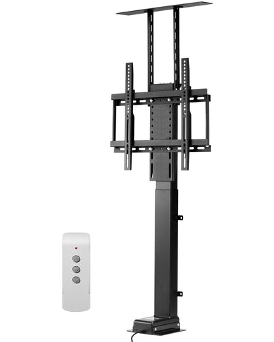 VEVOR Motorized TV Lift Stand Mount Bracket 132 lbs Load with Remote Control 