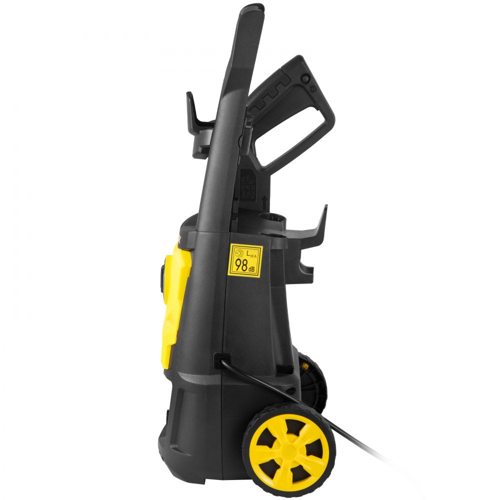 VEVOR Electric Pressure Washer, 2000 PSI, Max. 1.76 GPM Power Washer w/ 30 ft Hose, 5 Quick Connect Nozzles, Foam Cannon, Portable to Clean Patios, Cars, Fences, Driveways, ETL Listed 