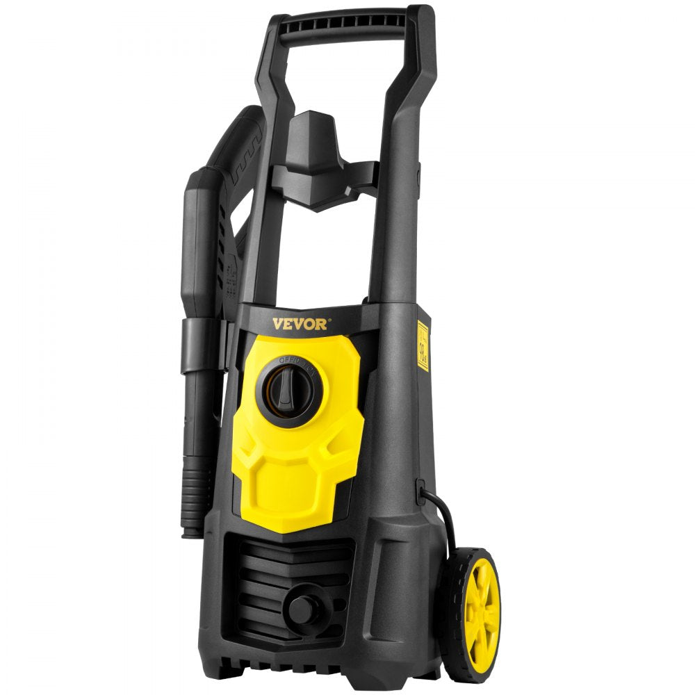 VEVOR Electric Pressure Washer, 2000 PSI, Max. 1.76 GPM Power Washer w/ 30 ft Hose, 5 Quick Connect Nozzles, Foam Cannon, Portable to Clean Patios, Cars, Fences, Driveways, ETL Listed 