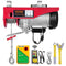 VEVOR Electric Hoist, 880 lbs Lifting Capacity, 850W 110V Electric Steel Wire Winch with Wireless Remote Control, 40ft Single Cable Lifting Height & Pure Copper Motor, for Garage Warehouse Factory