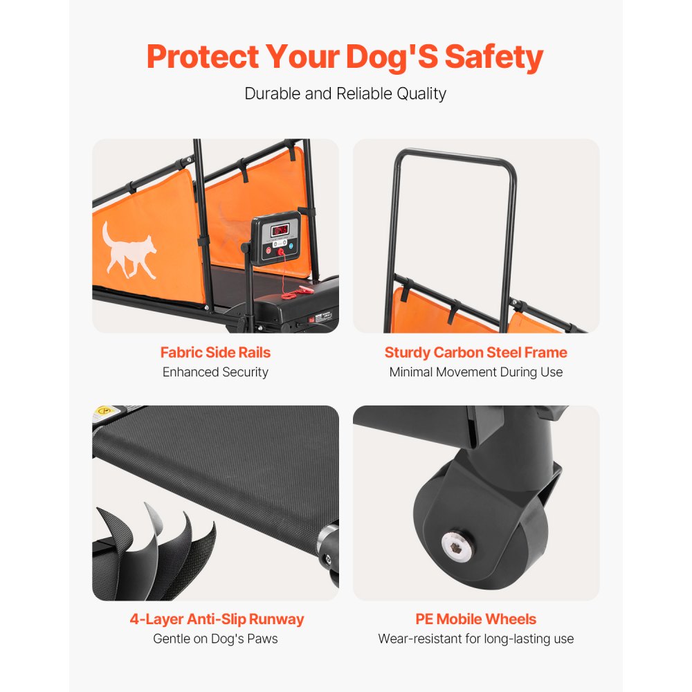 Dog Treadmill for Medium Dogs Electric Pet Treadmill for Agility Training 