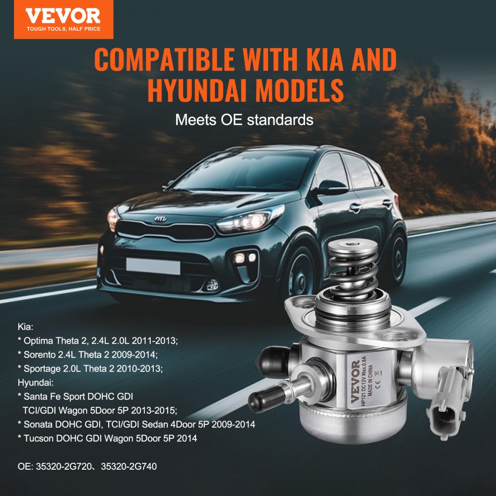 High Pressure Fuel Pump for Kia Hyundai Santa 35320-2G720 35320-2G740 