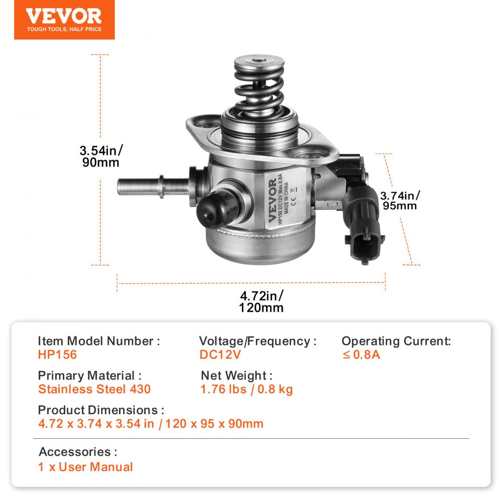 High Pressure Fuel Pump for Hyundai Accent/Sonata Tucson Veloster Kia Rio 