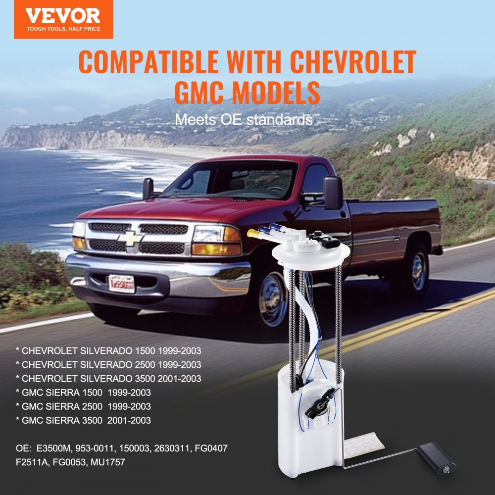 Electric Fuel Pump Module Assembly for Chevrolet Silverado and GMC Sierra 