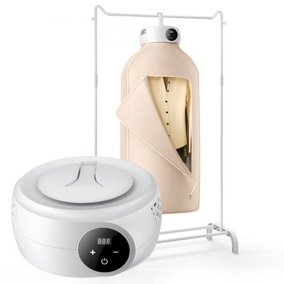VEVOR Portable Clothes Dryer PTC Heating & LED Display Dryer Bag 5-H Timer 600W 